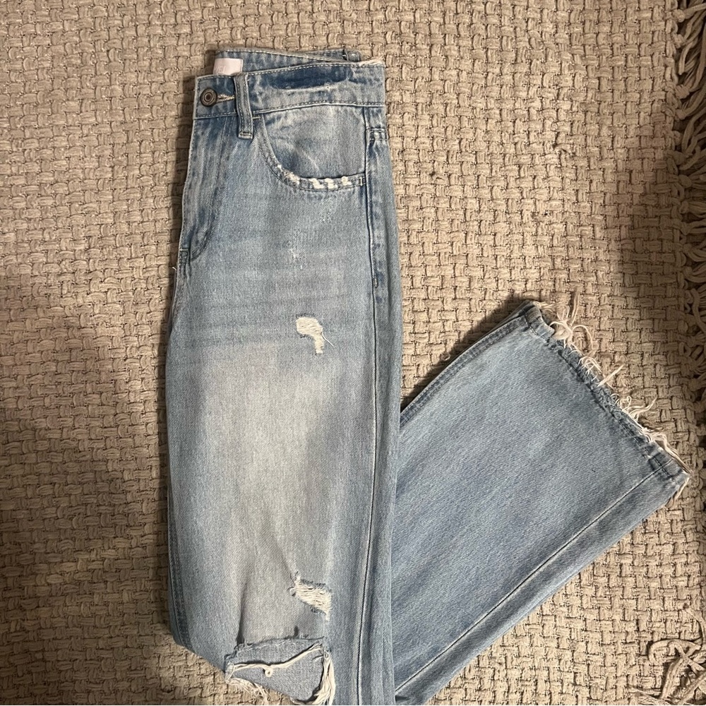 Vervet Denim high-rise flare jeans